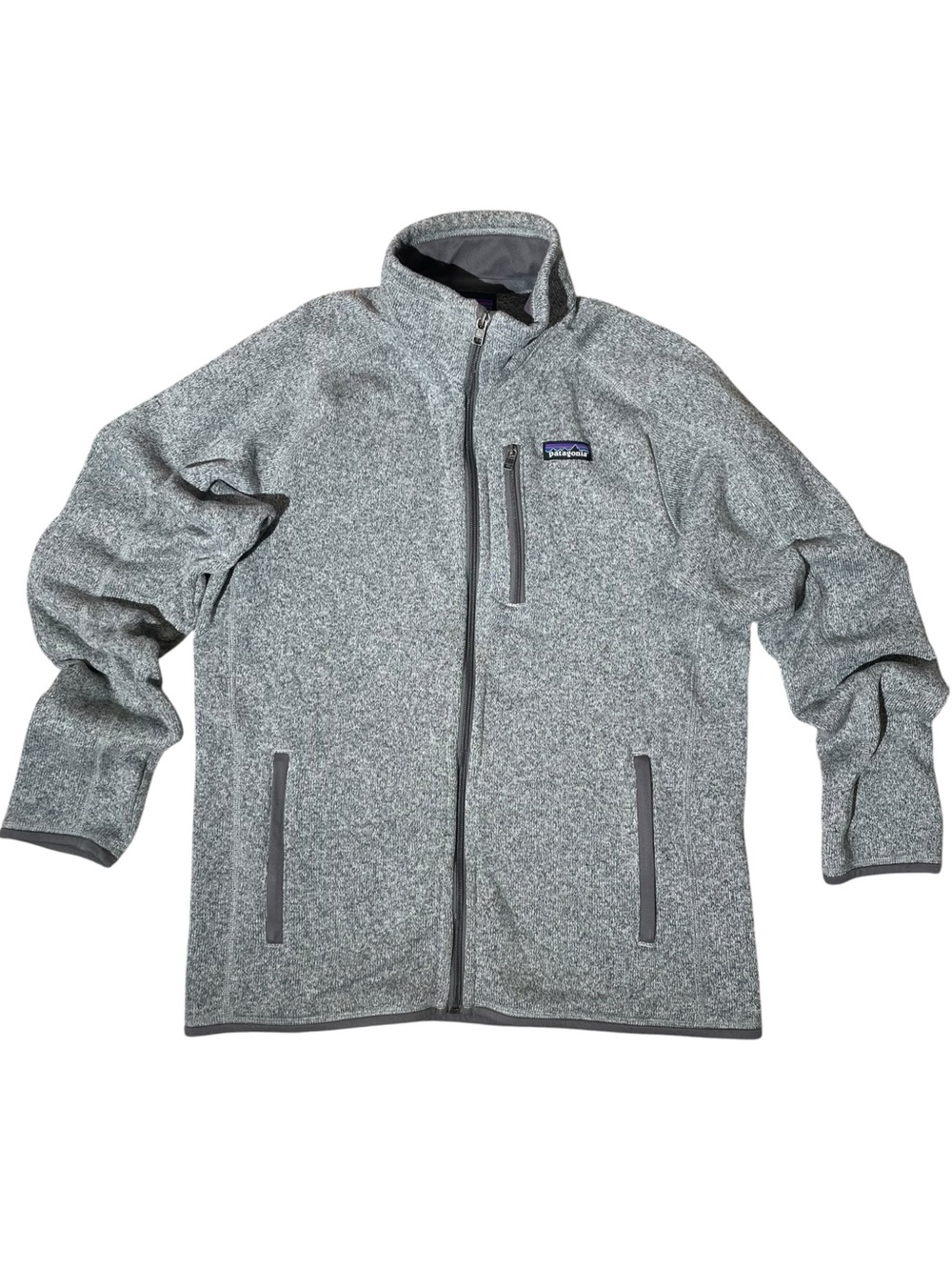 Patagonia Better Sweater Jacket Mens Sz M Gray Full Zip Fleece Outdoors Gorpcore